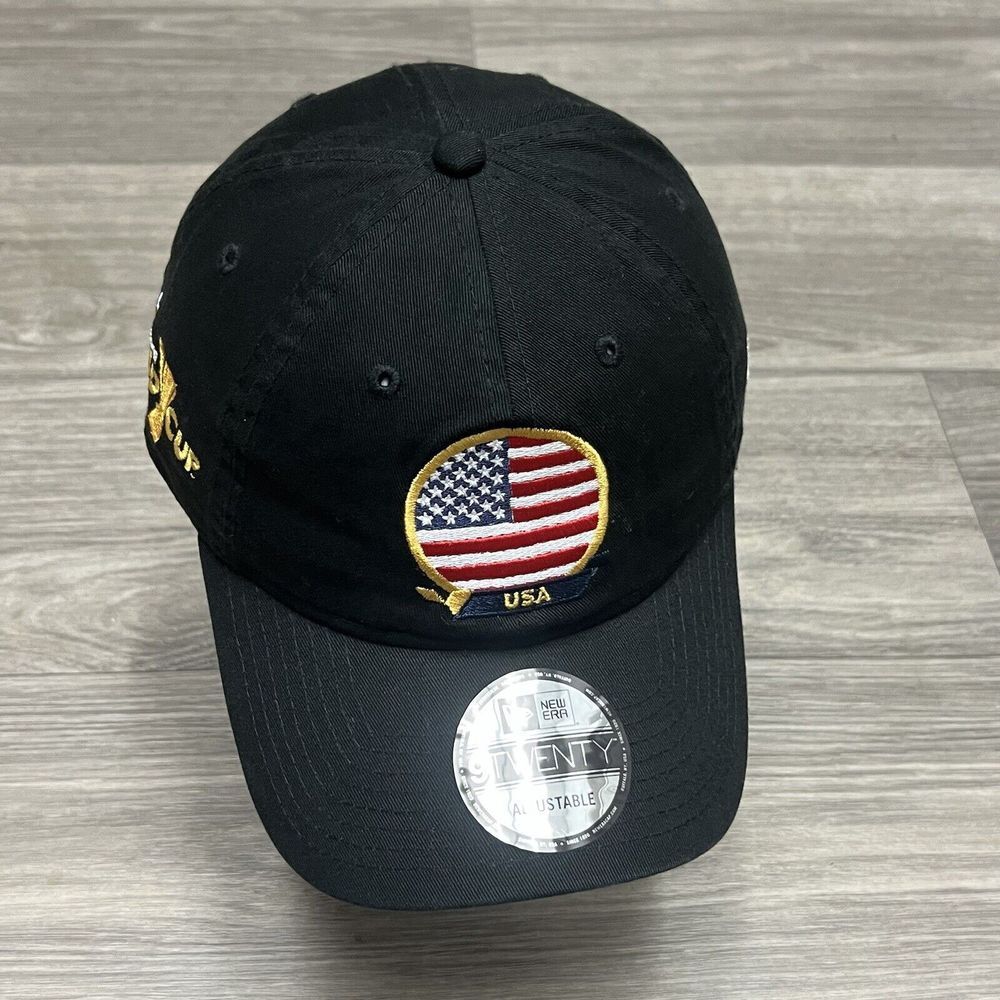 Concacaf Gold Cup Hat Black Strap Adjustable Futbol Soccer Football USA Gold